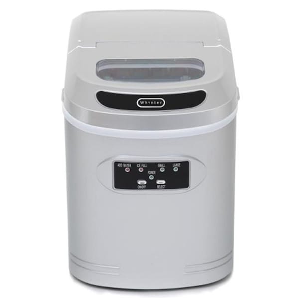 Whynter Whynter Compact Portable Ice Maker 27 lb capacity - Metallic Silver IMC-270MS - main